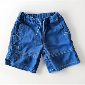 Hanna Andersson Blue Cargo Shorts – 18–24M, Comfy & Durable for Play